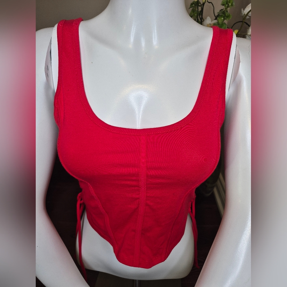 Ambiance Chic Scarlet Tank Top